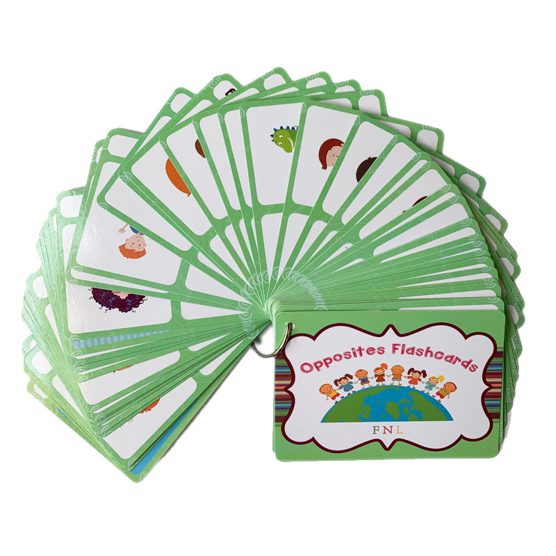 Board Game Education - 100 Kartek z Przeciwnymi Słownościami, Angielskie