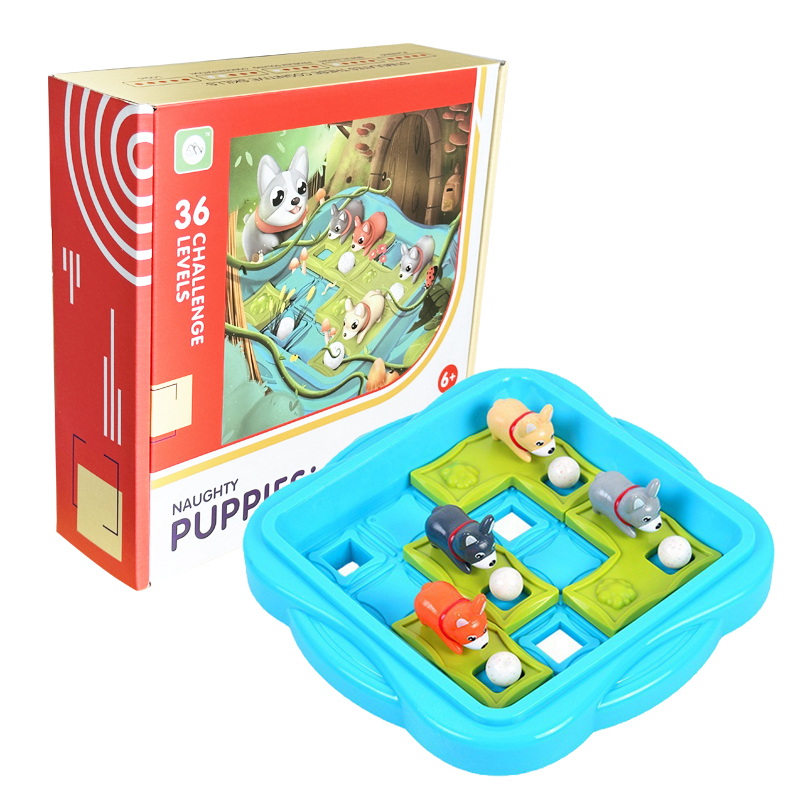 Board Game Education - Gra planszowa Naughty Puppies Zabawki edukacyjne