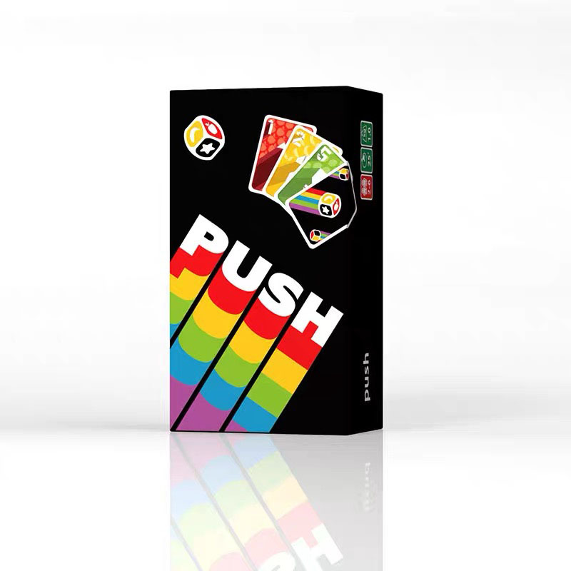 Board Game Solo - Push Card Game Strategia dla dorosłych