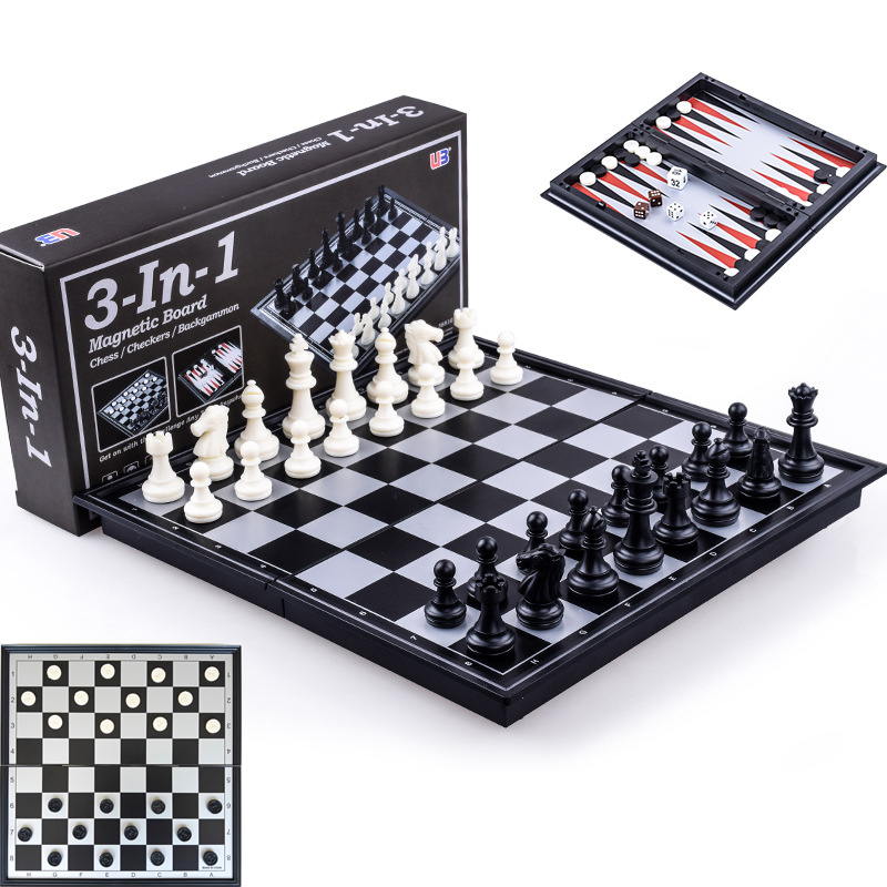 Board Game Zenith - Składana Magnetyczna Gra Szachowa 25CM Warcaby