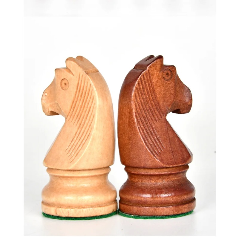 Chess Set Wooden - Zestaw szachowy 3,5-3,75 cala, obciążone magnetyczne