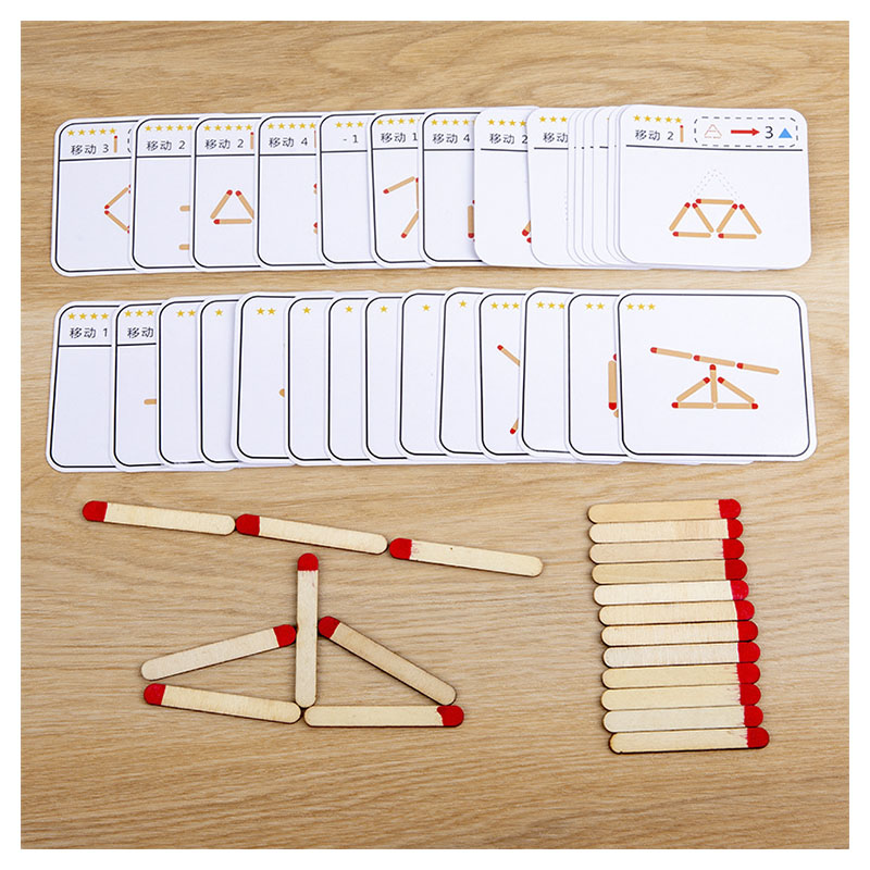 Board Game Education - Montessori dopasowuje puzzle gra drewniane zabawki