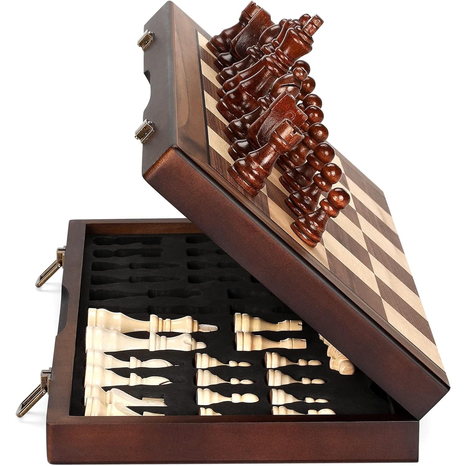 Drewniany zestaw szachowy 39 c – Chess Set Wooden recenzja i cena