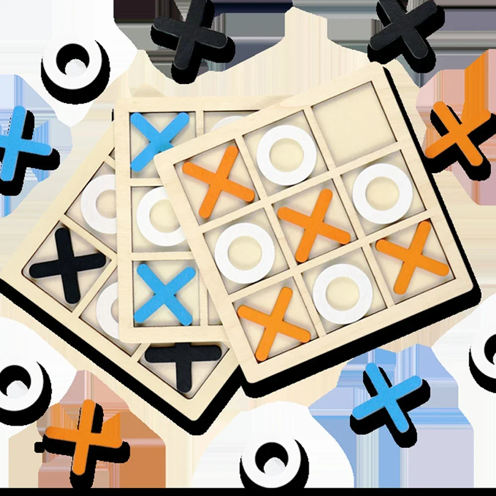 Drewniana gra XO Tic Tac Toe M – Board Game Education recenzja i cena