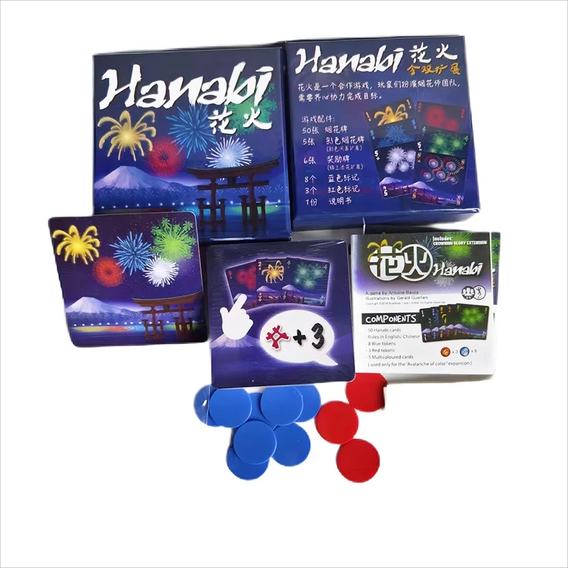 Gra karciana Hanabi do gry zes – Board Game Solo recenzja i cena