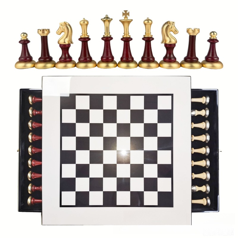 Luksusowy drewniany zestaw sza – Chess Set Wooden recenzja i cena