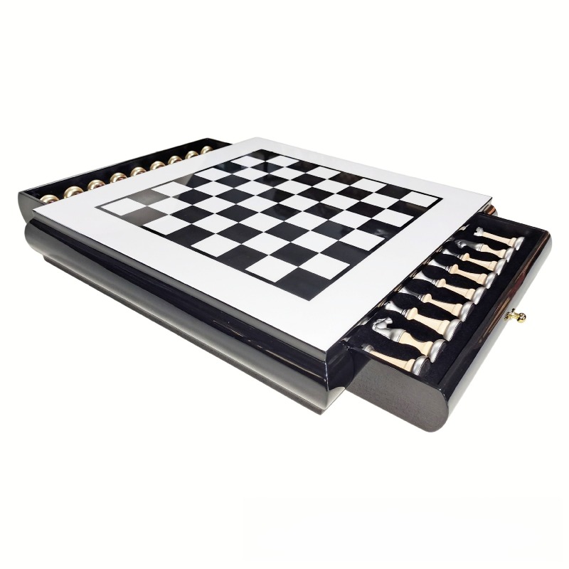 Luksusowy drewniany zestaw sza – Chess Set Wooden recenzja i cena