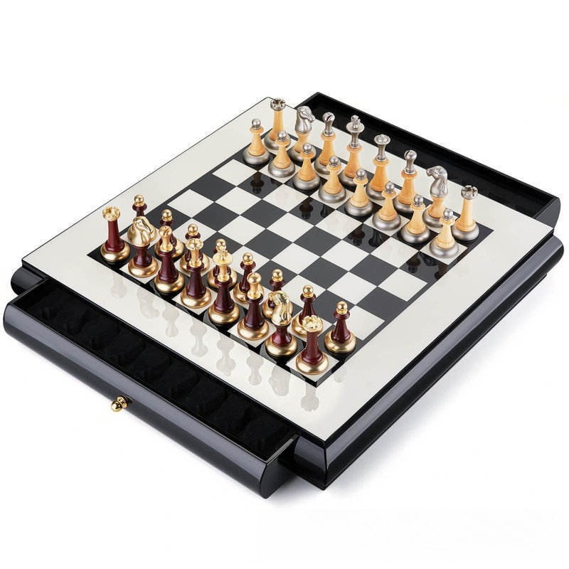 Luksusowy drewniany zestaw sza – Chess Set Wooden recenzja i cena