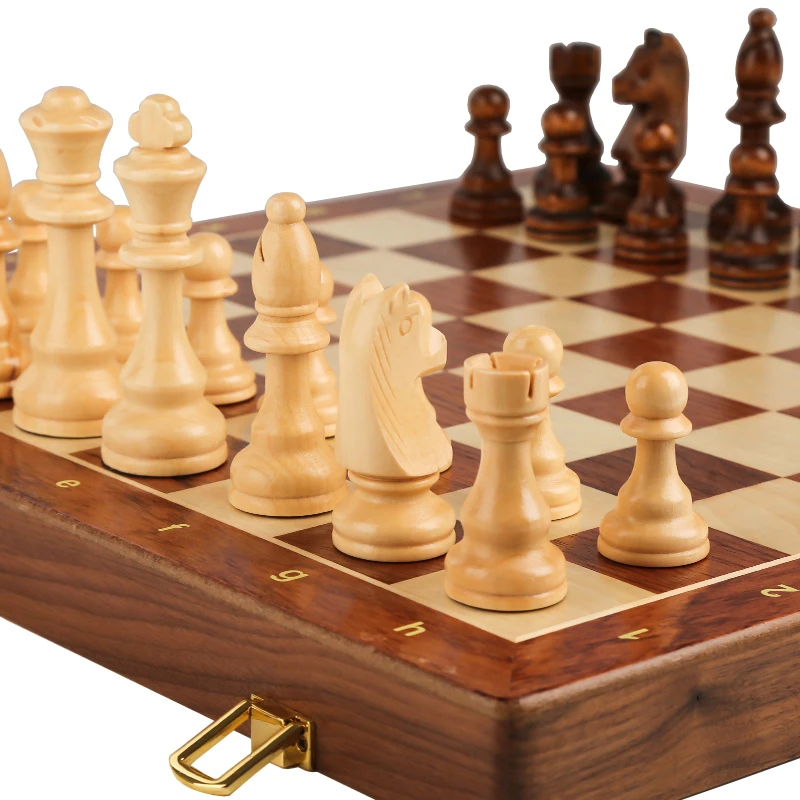 Wysokiej jakości drewniane skł – Chess Set Wooden recenzja i cena