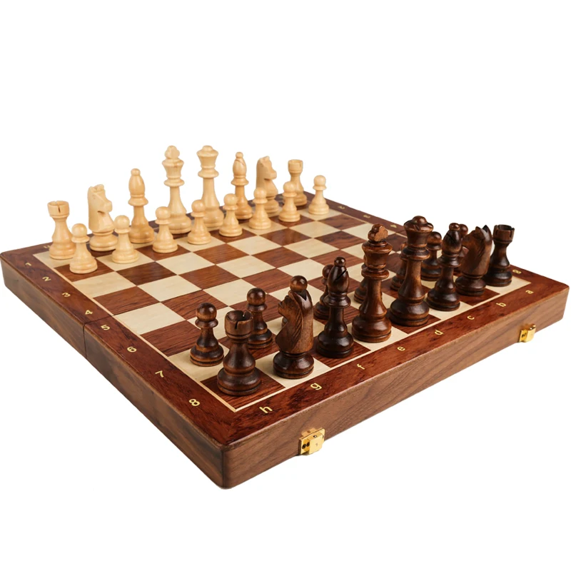 Wysokiej jakości drewniane skł – Chess Set Wooden recenzja i cena