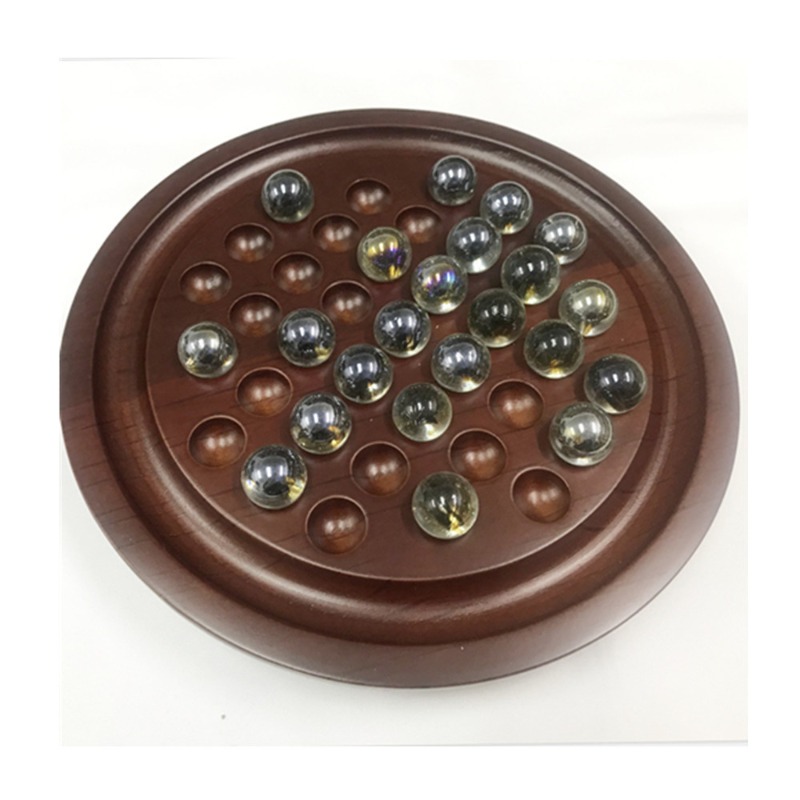 Drewniany zestaw do solitaire  – Chess Set Wooden recenzja i cena